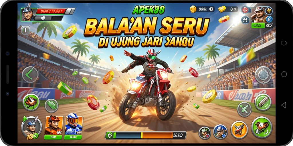 Tampilan gameplay APEK88 yang seru dan menantang.