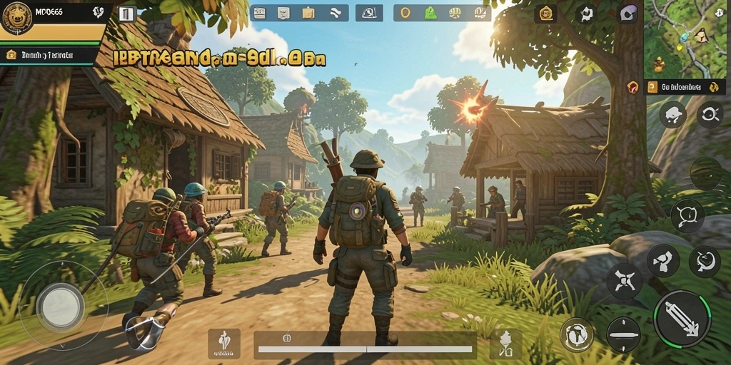 Screenshot gameplay MPO666 yang menampilkan petualangan Open World.