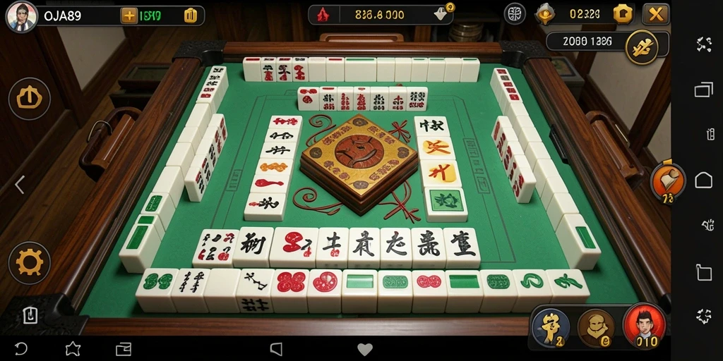 Gameplay OJA89 Mahjong yang seru dan mengasyikkan.