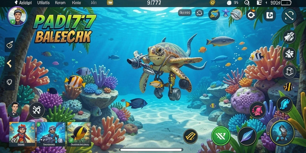 Screenshot utama PADI777 menampilkan antarmuka yang sederhana dan mudah digunakan.